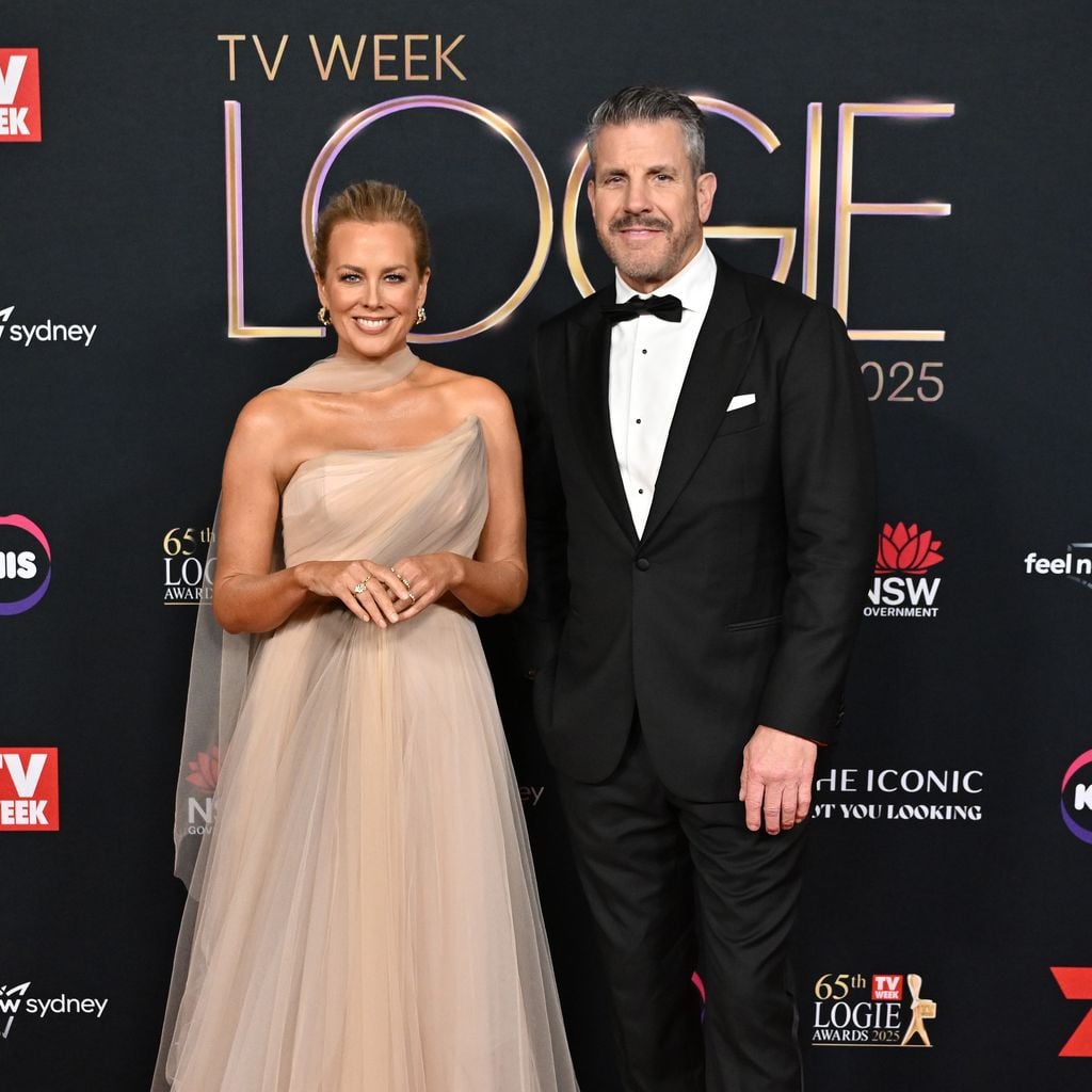 Samantha Armytage und Barry Myrden bei den 65. TV Week Logie Awards im The Star in Sydney