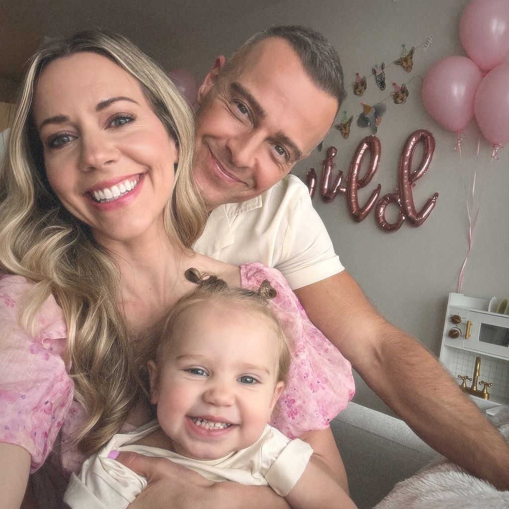 Samantha Cope, Joey Lawrence und ihre Tochter, Januar 2025
