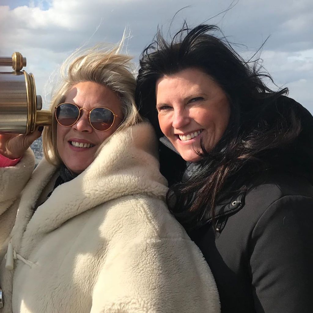 Samantha Fox und Linda Olsen