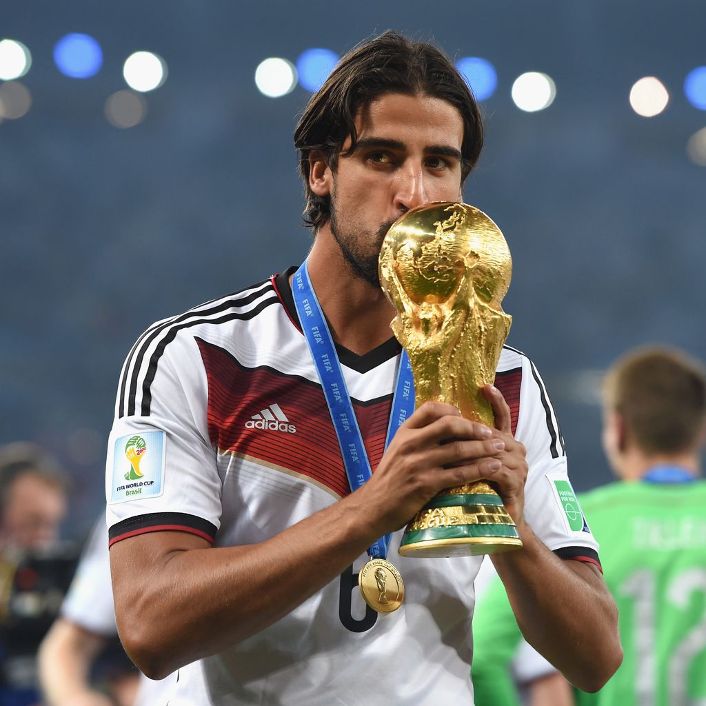 Sami Khedira nach dem Finale der Fußball-WM 2014