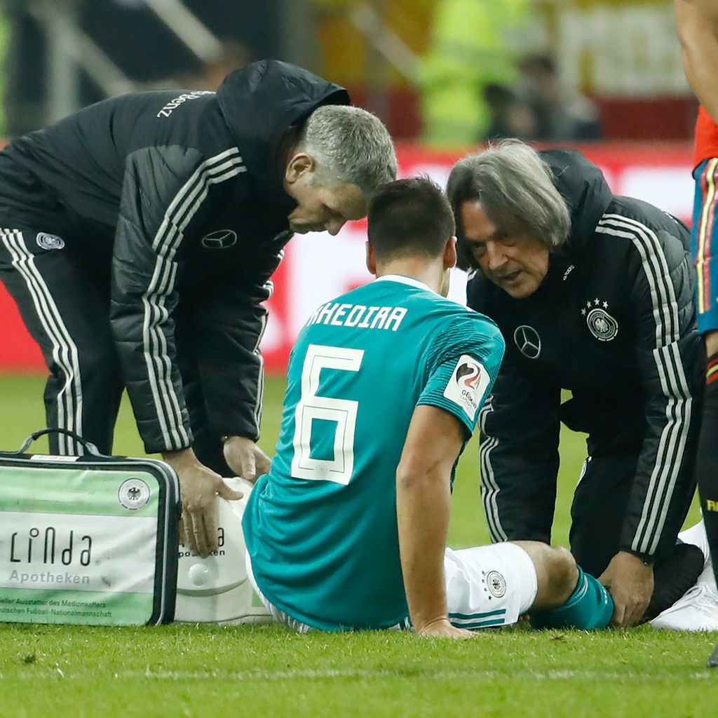 Sami Khedira und Hans-Wilhelm Müller-Wohlfahrt