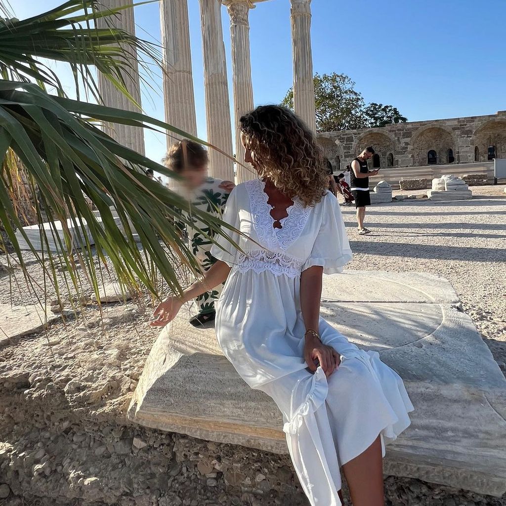 Samira Cilingir mit ihrem Sohn, 2022