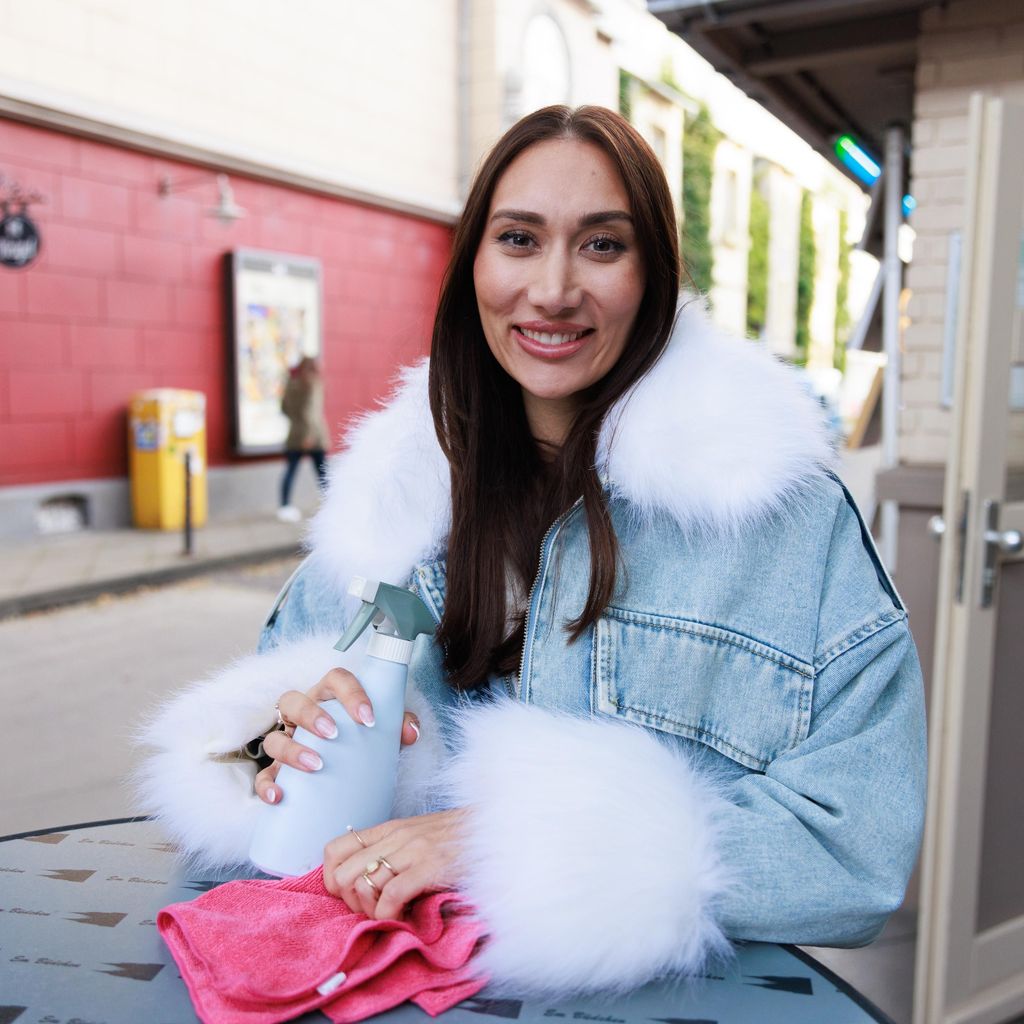 Samira Yavuz am Set von "Unter uns"