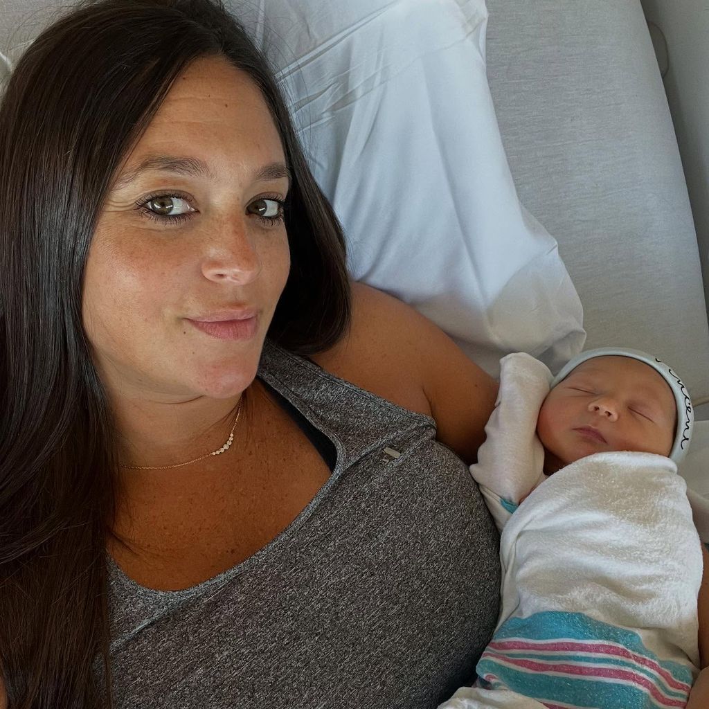 Sammi Giancola mit ihrem Sohn Vincent, August 2025