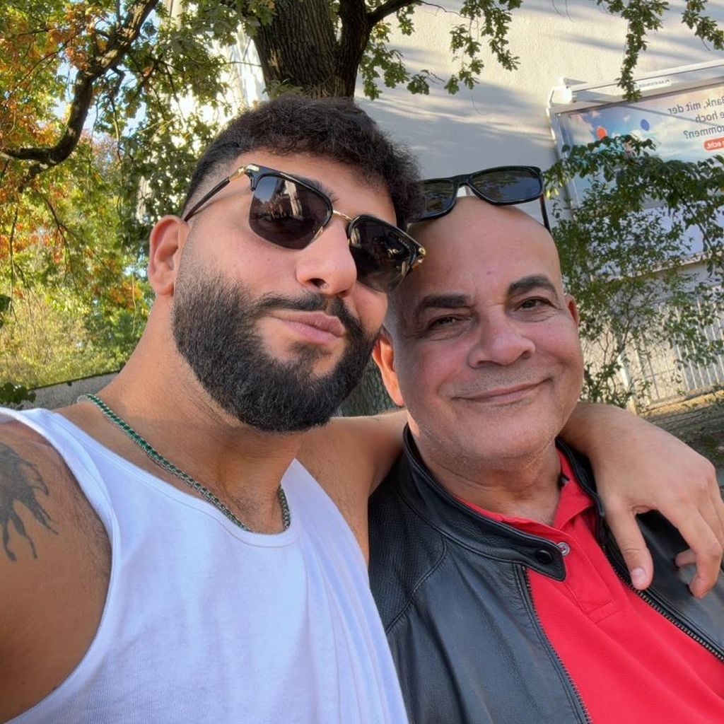 Rapper Samra mit seinem Vater