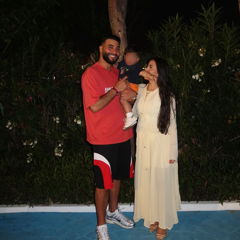 Samra mit seinem Sohn Kareem und seiner Frau Dunja
