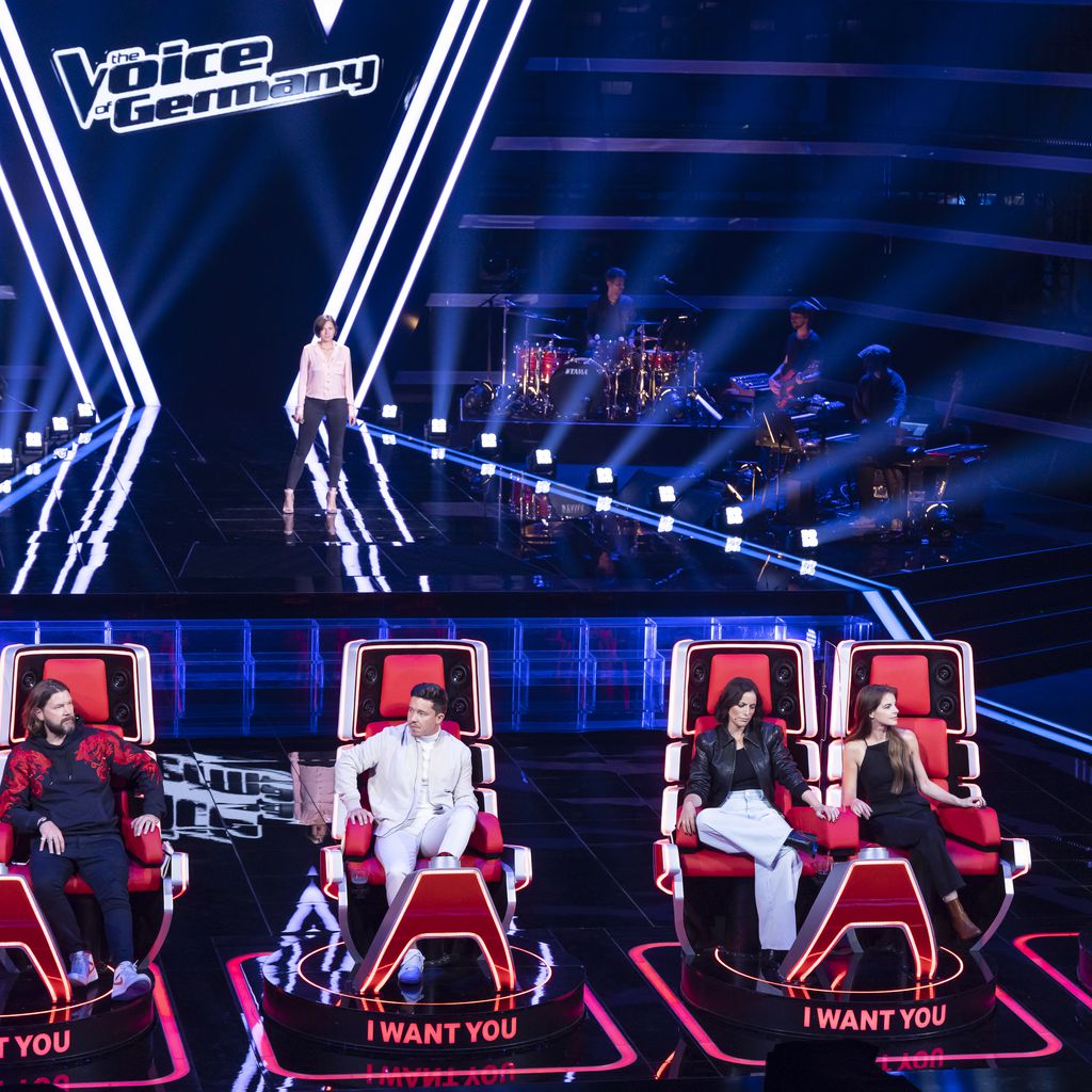 Samu Haber, Rea Garvey, Nico Santos, Stefanie Kloß, Yvonne Catterfeld und Mark Forster