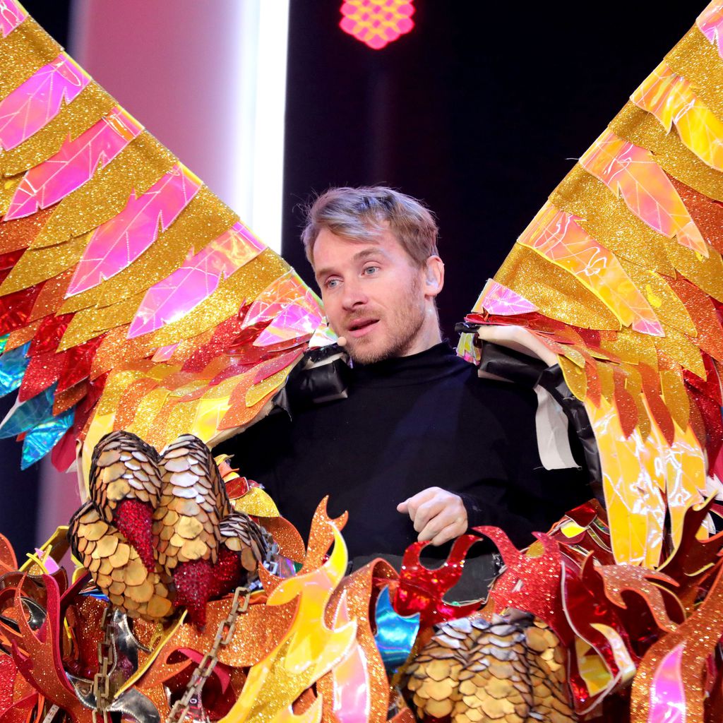 Samuel Koch als Phönix bei "The Masked Singer" 2021