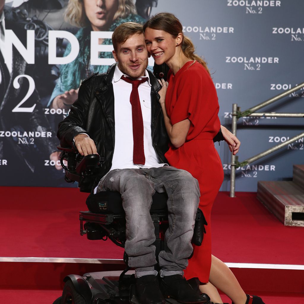 Samuel Koch und seine Frau Sarah Elena Timpe bei der "Zoolander 2"-Premiere im Februar 2016