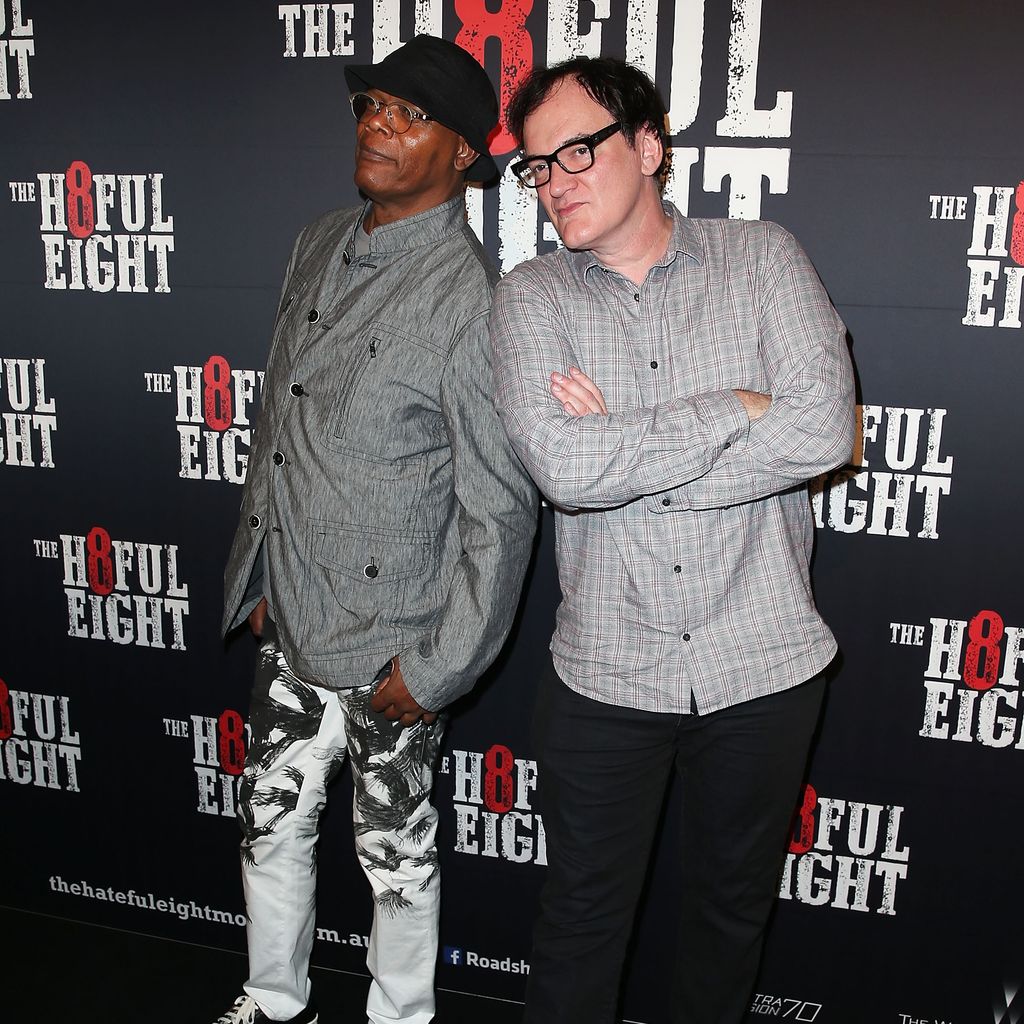 Samuel L. Jackson und Quentin Tarantino bei der Premiere von "Hateful Eight"