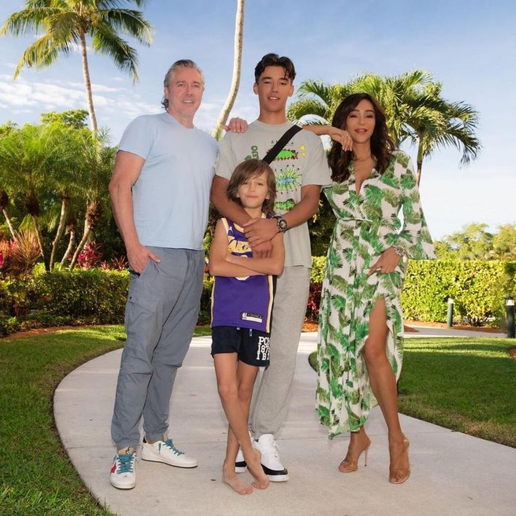 San Diego Franjo Pooth und seine Familie im April 2022