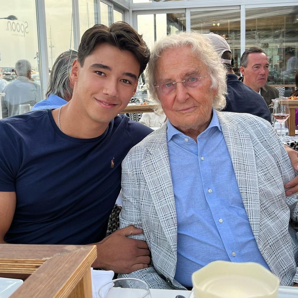 San Diego Pooth mit seinem Opa Franjo Senior