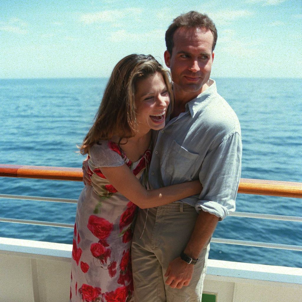 Sandra Bullock und Jason Patric am Set von "Speed 2"