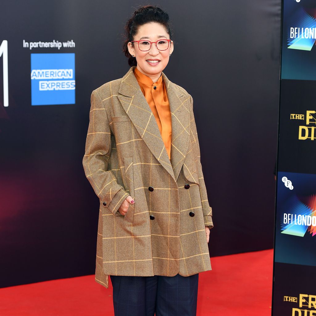 Sandra Oh bei der Premiere von "The French Dispatch"