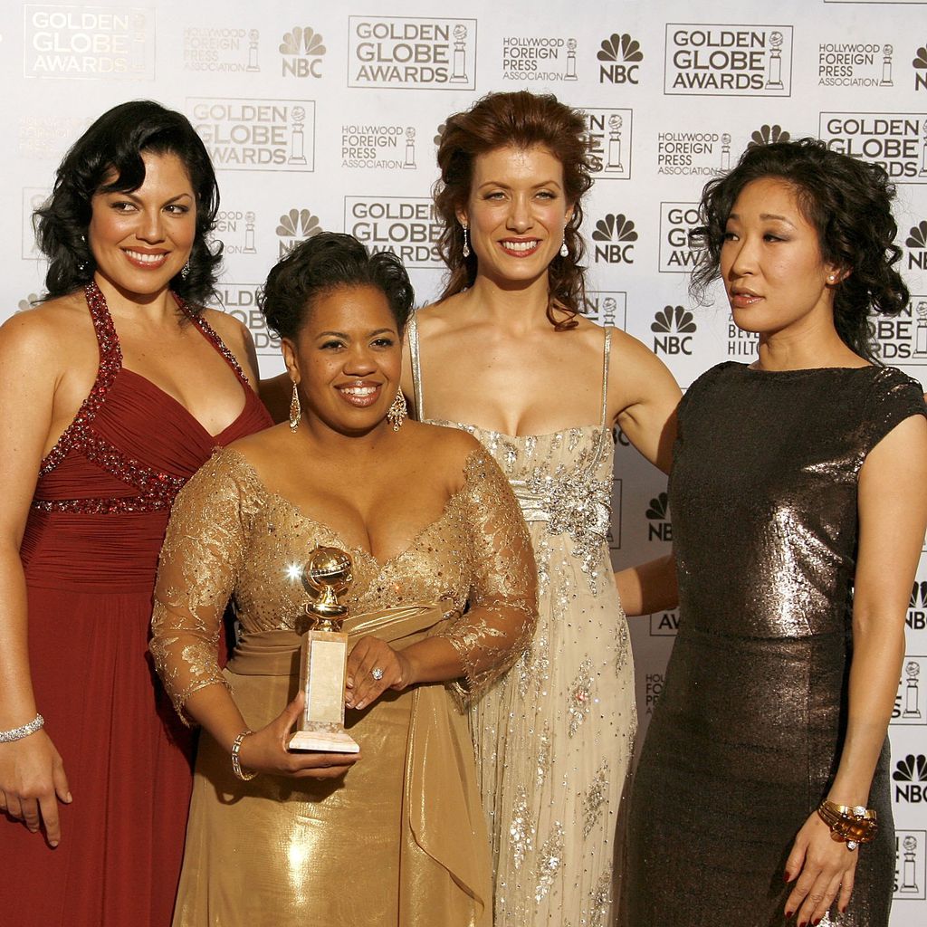 Sandra Oh mit ihren Ex-"Grey's Anatomy"-Kolleginnen 2007
