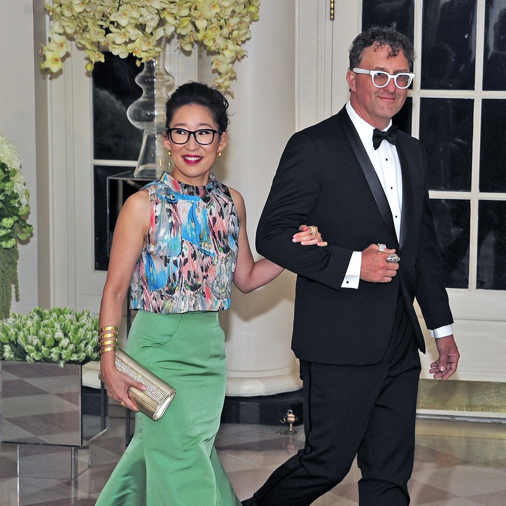 Sandra Oh und Lev Rukhin  im März 2016