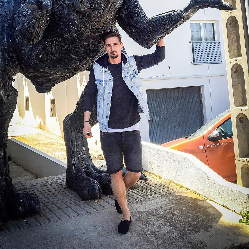 Sandy Fähse auf Ibiza im April 2018