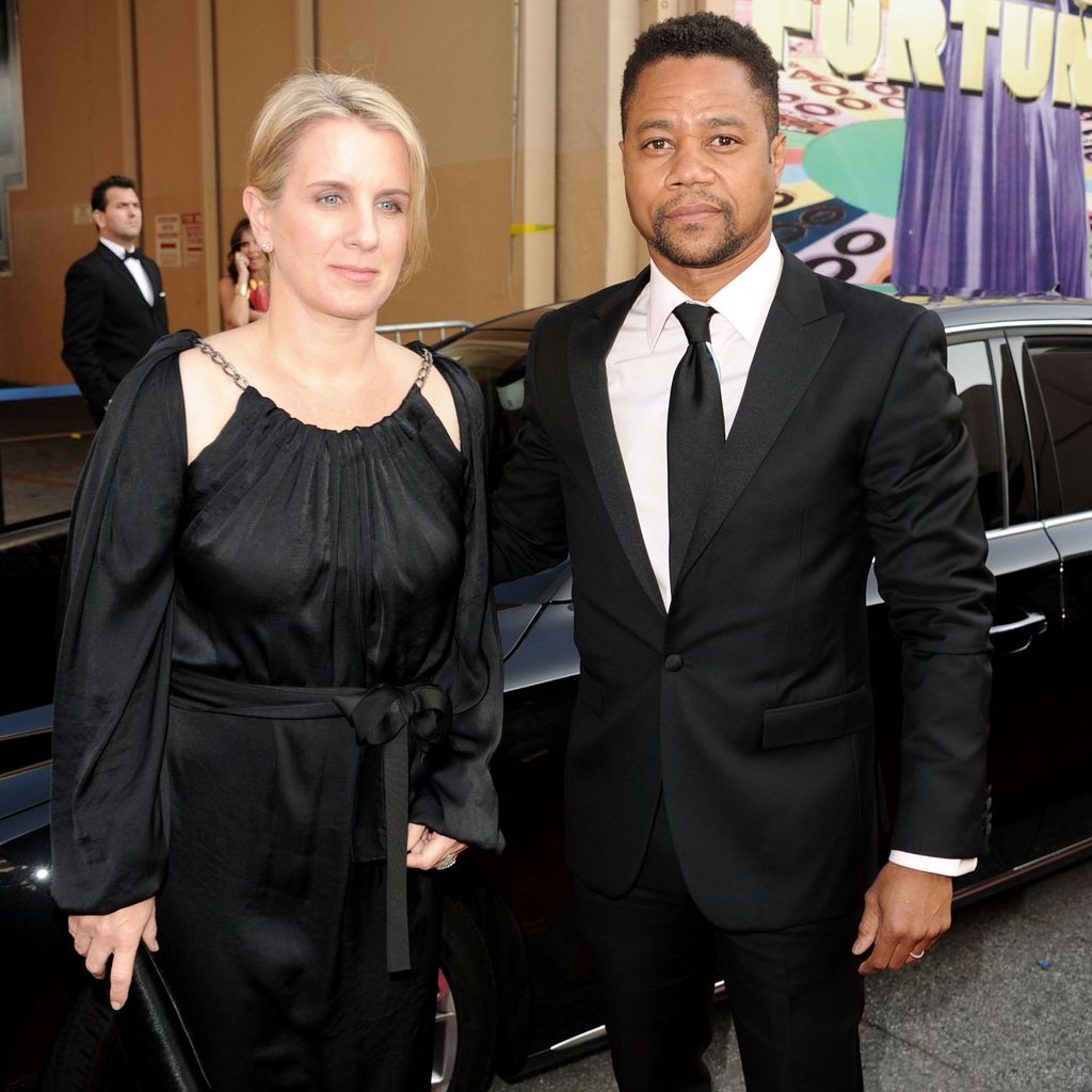 Sara Kapfer und Cuba Gooding Jr. bei einer Preisverleihung in Hollywood