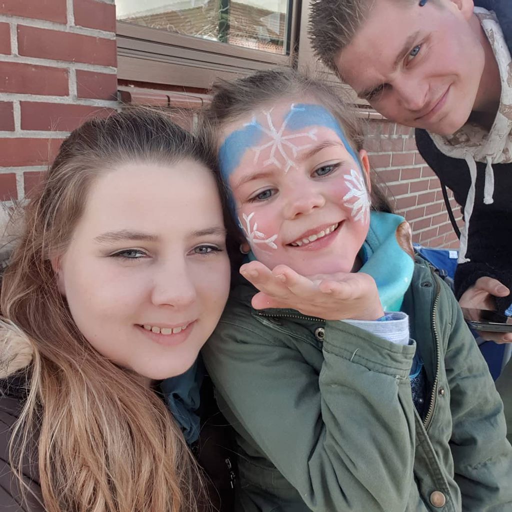 Sarafina, Celina-Sophie und Peter Wollny