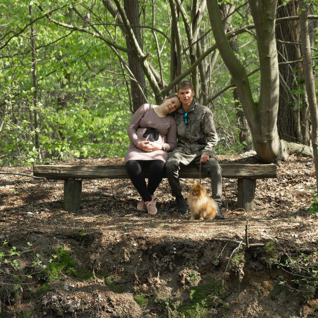 Sarafina und Peter Wollny mit ihrem Hund Feivel