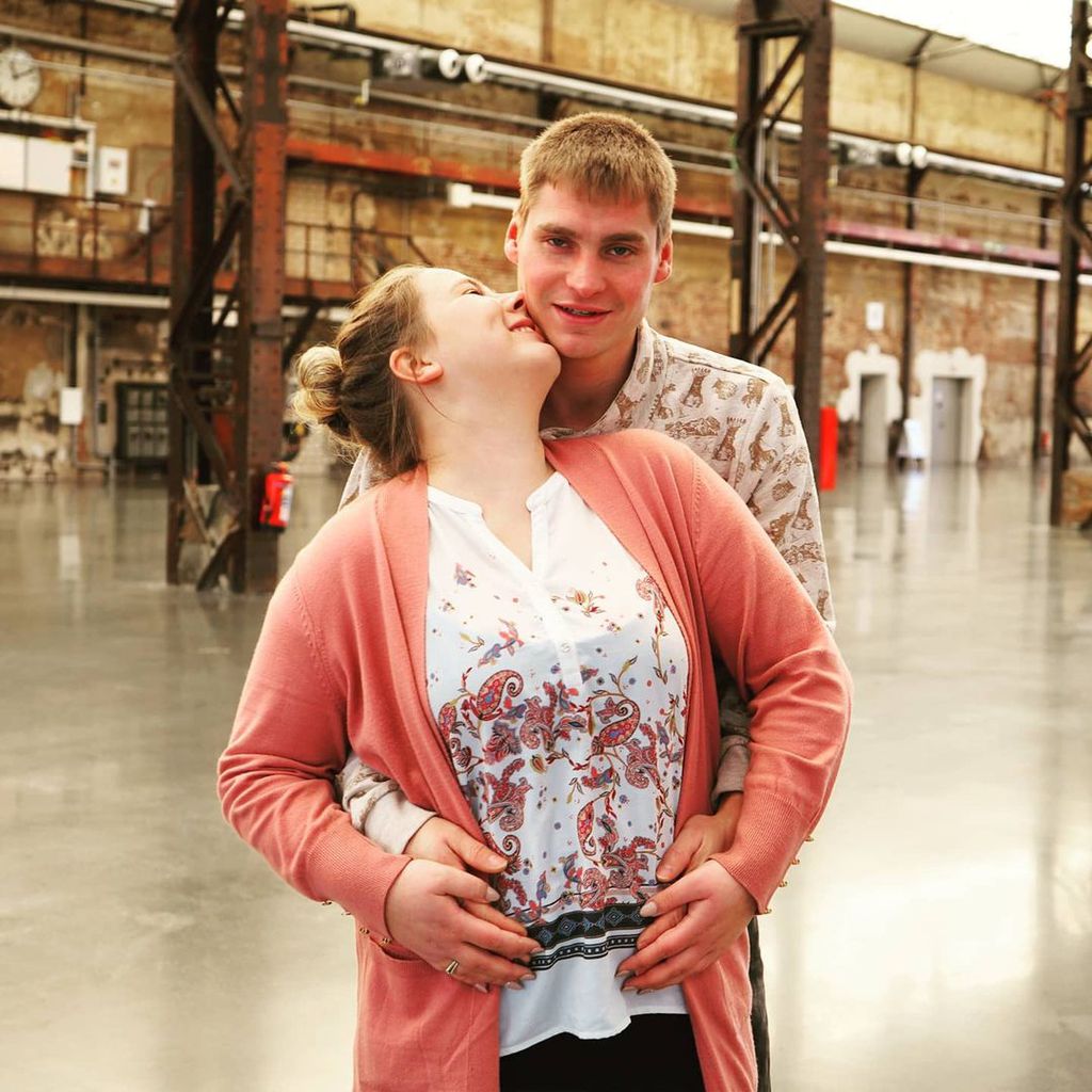 Sarafina Wollny mit ihrem Mann Peter