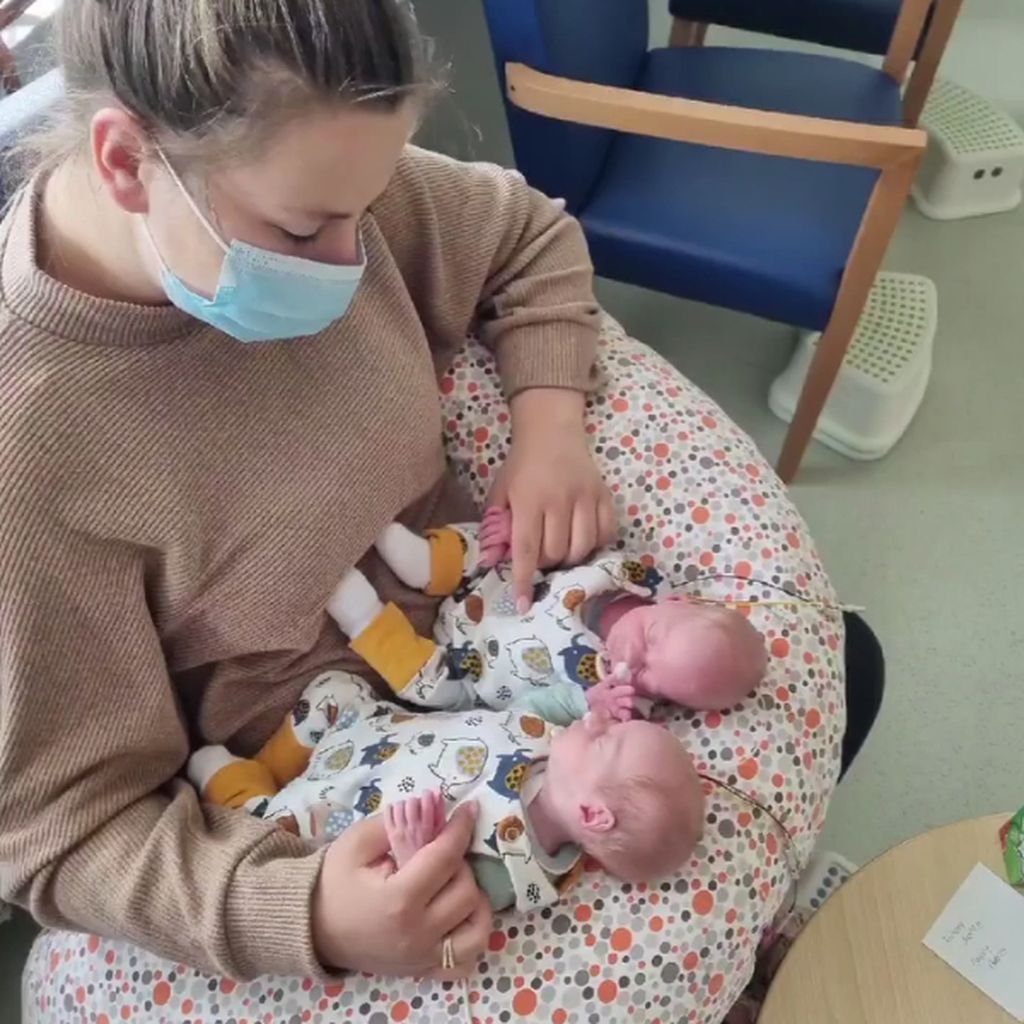 Sarafina, Casey und Emory Wollny im Mai 2021