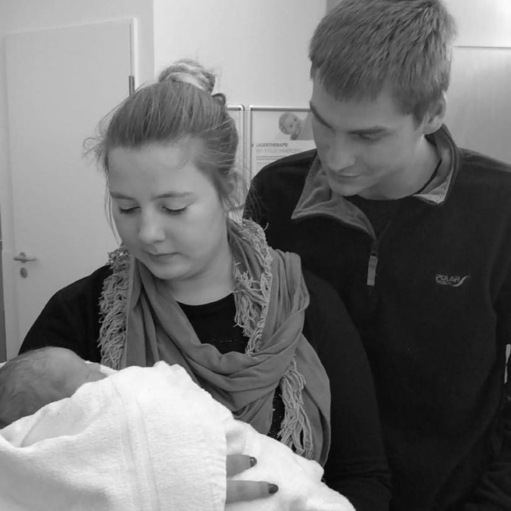 Sarafina Wollny und Mann Peter mit Nichte Cathaleya