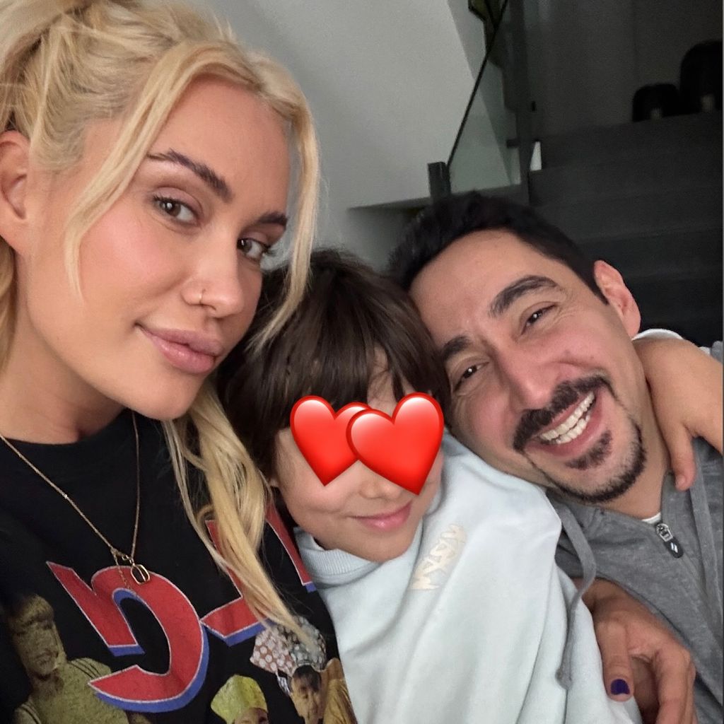 Sarah Bora, Eko Fresh und ihr gemeinsamer Sohn, Januar 2025