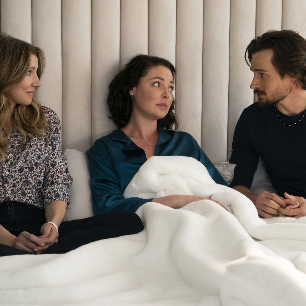 Sarah Chalke, Katherin Heigl und Jon Ecker in "Immer für dich da"
