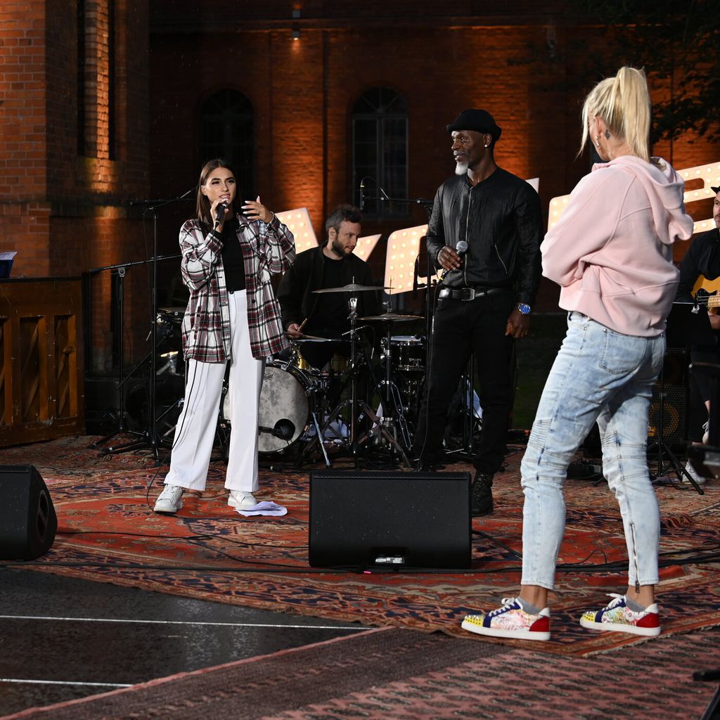 Noordin, Luna, Ron und Sarah Connor bei "The Voice of Germany"