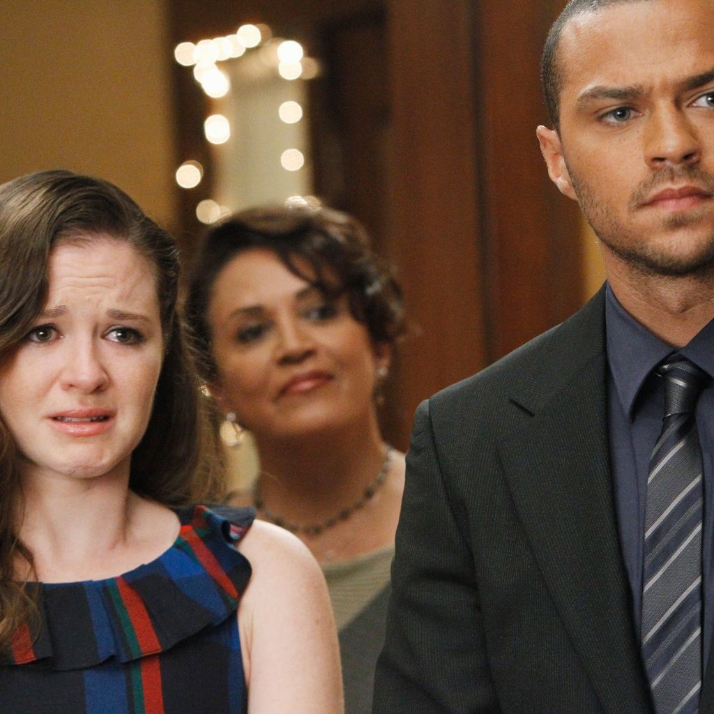 Sarah Drew und Jesse Williams bei Grey's Anatomy