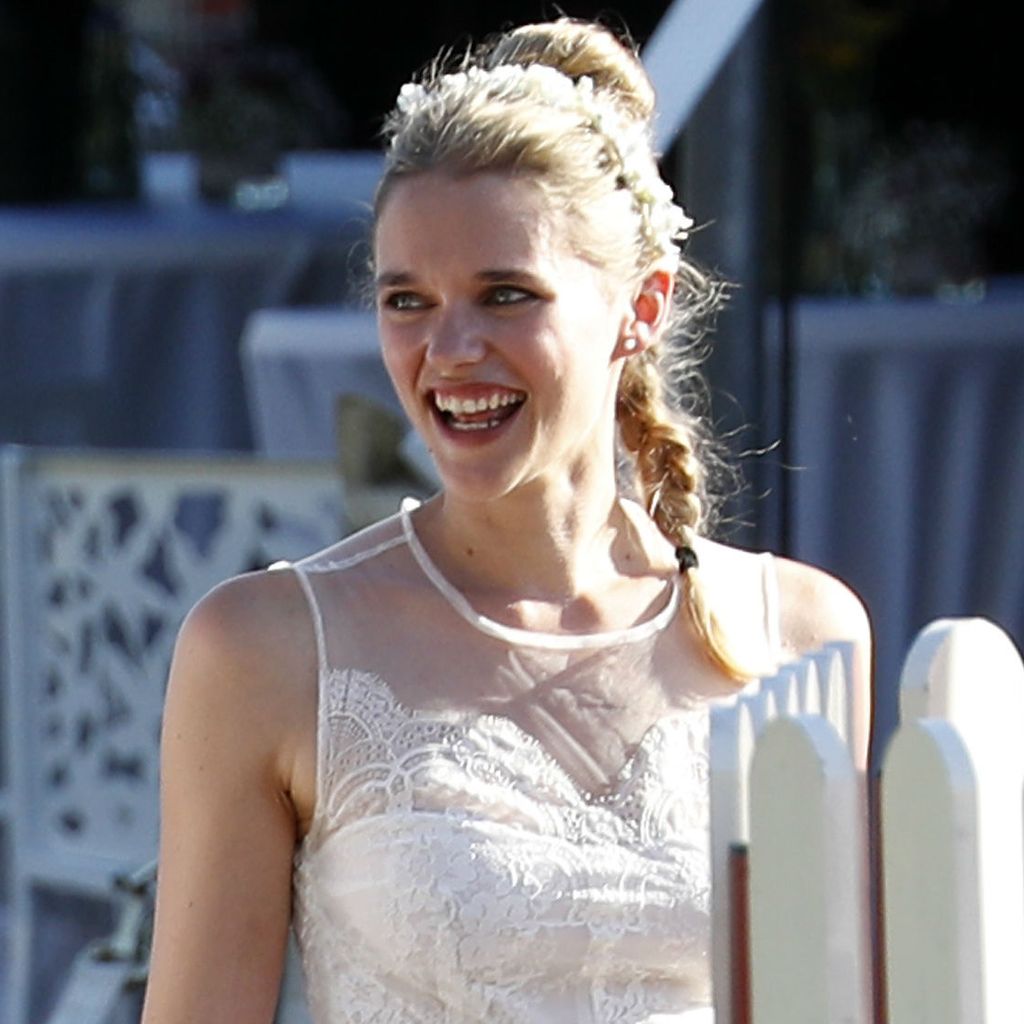 Sarah Elena Timpe in ihrem Brautkleid