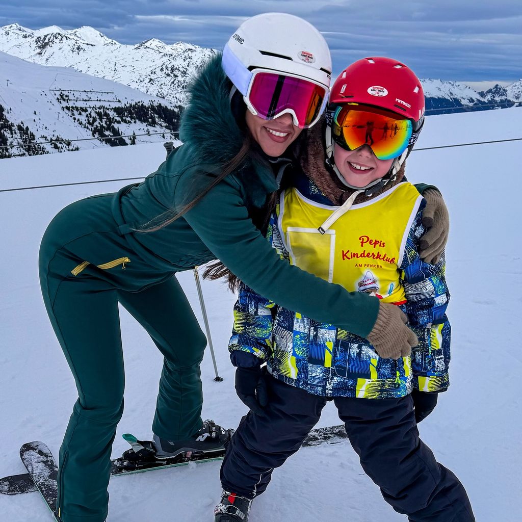 Sarah Engels mit ihrem Sohn Alessio Lombardi
