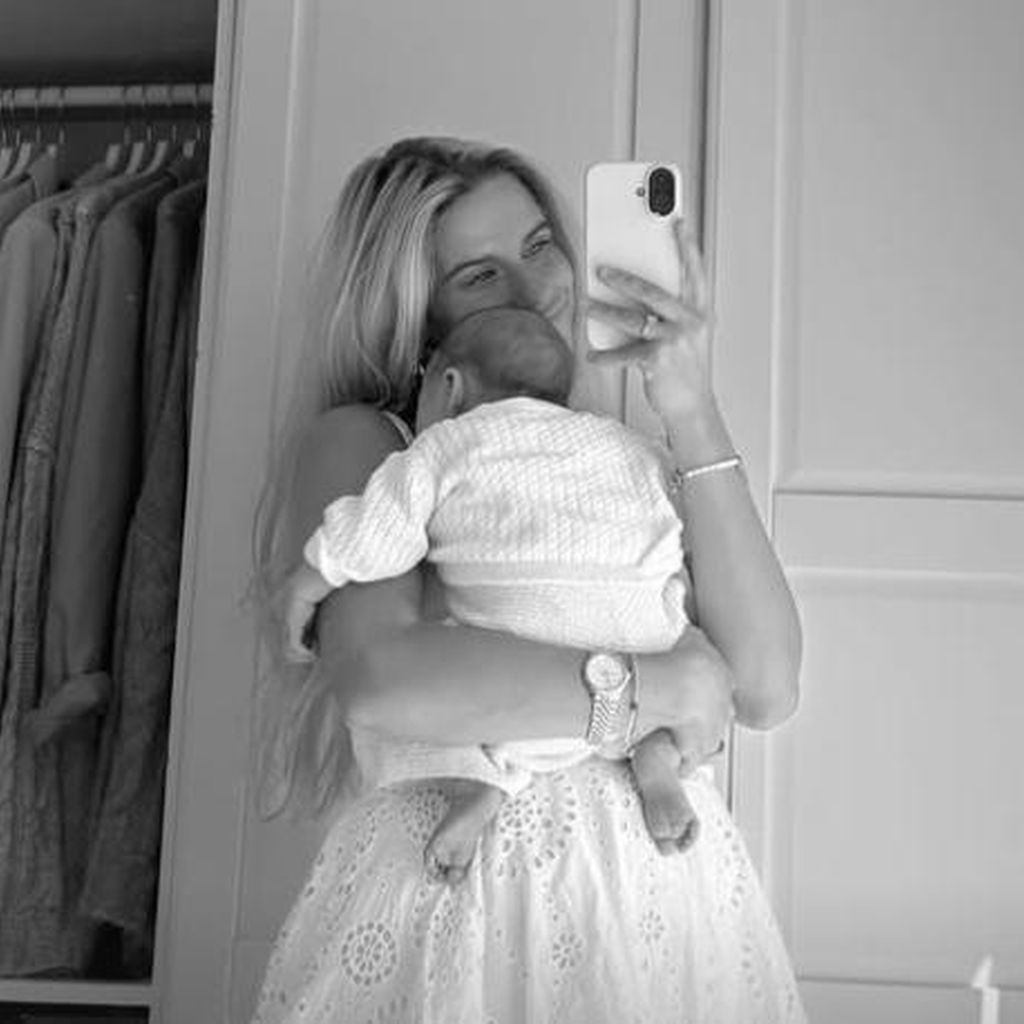 Sarah Franssen mit Baby Calea Sophie, August 2026