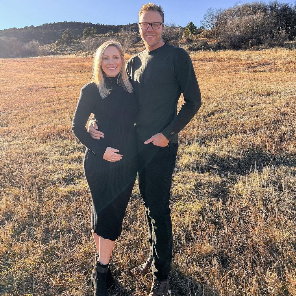 Sarah Herron mit ihrem Mann, November 2022
