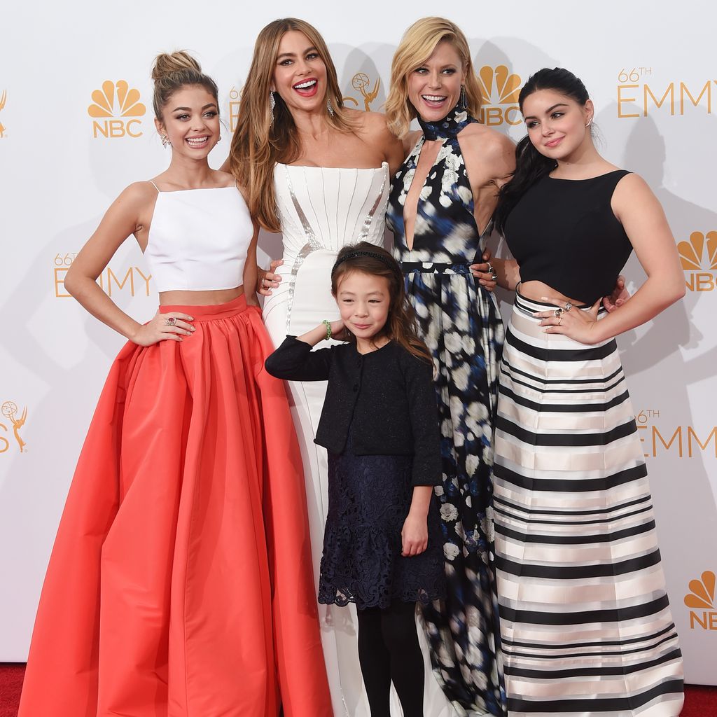 Sarah Hyland, Sofía Vergara, Aubrey Anderson-Emmons, Julie Bowen und Ariel Winter, Emmy Awards 2014