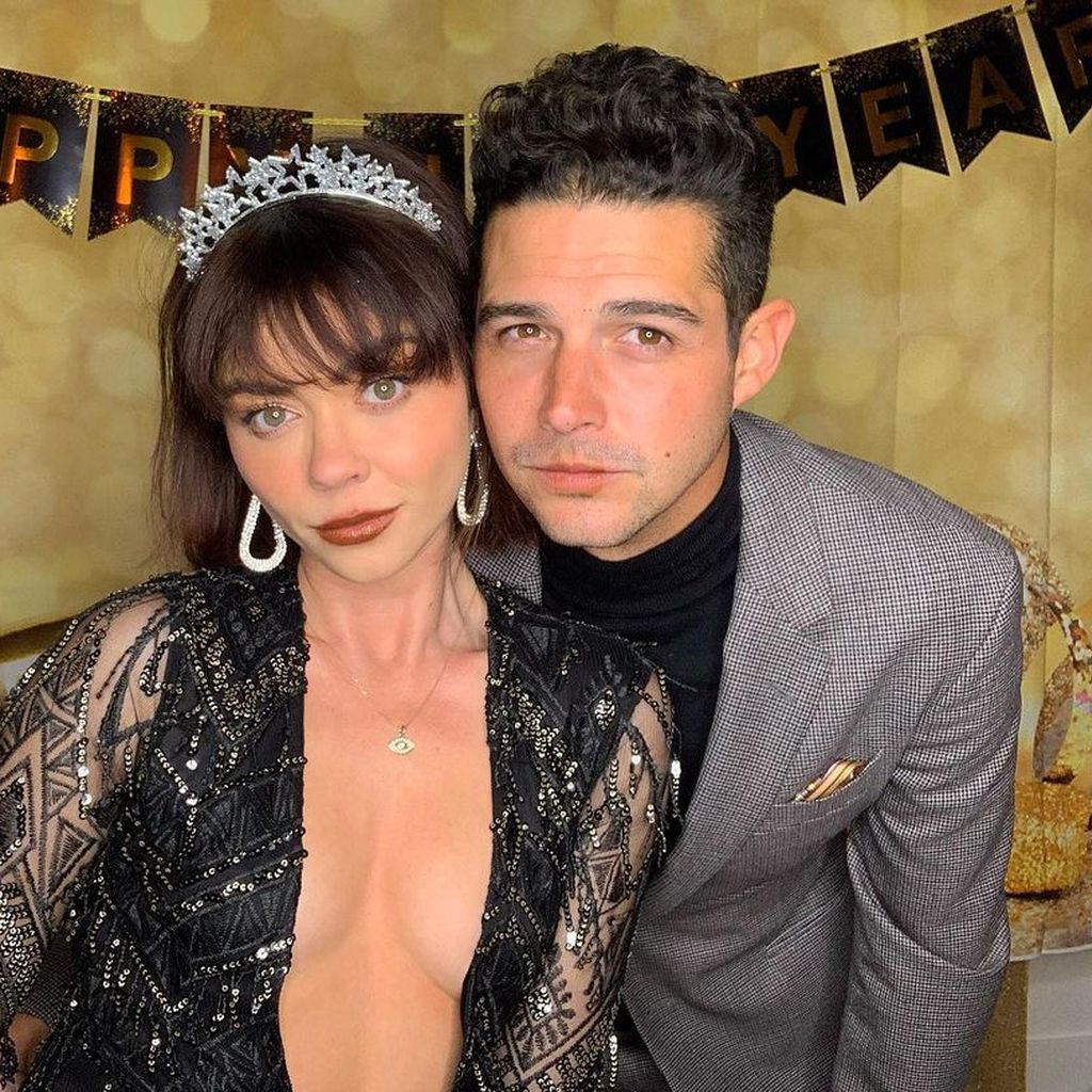 Sarah Hyland mit ihrem Ehemann Wells Adams