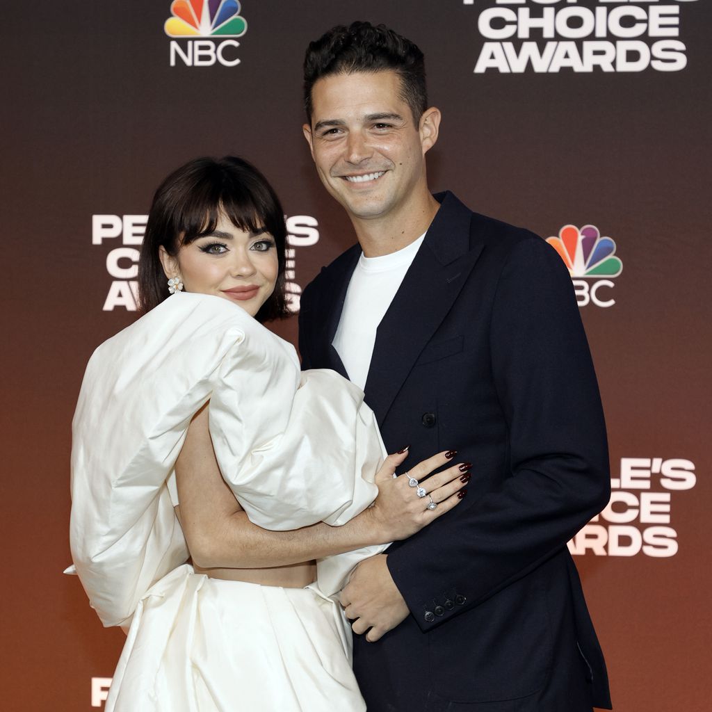 Sarah Hyland und ihr Verlobter Wells Adams im Dezember 2021 in Kalifornien