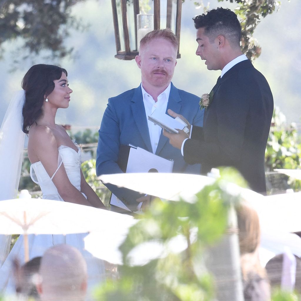 Sarah Hyland, Jesse Tyler Ferguson und Wells Adams
