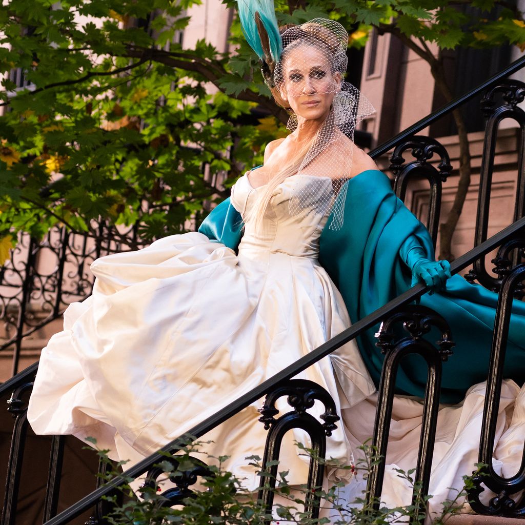 Sarah Jessica Parker am "And Just Like That"-Set