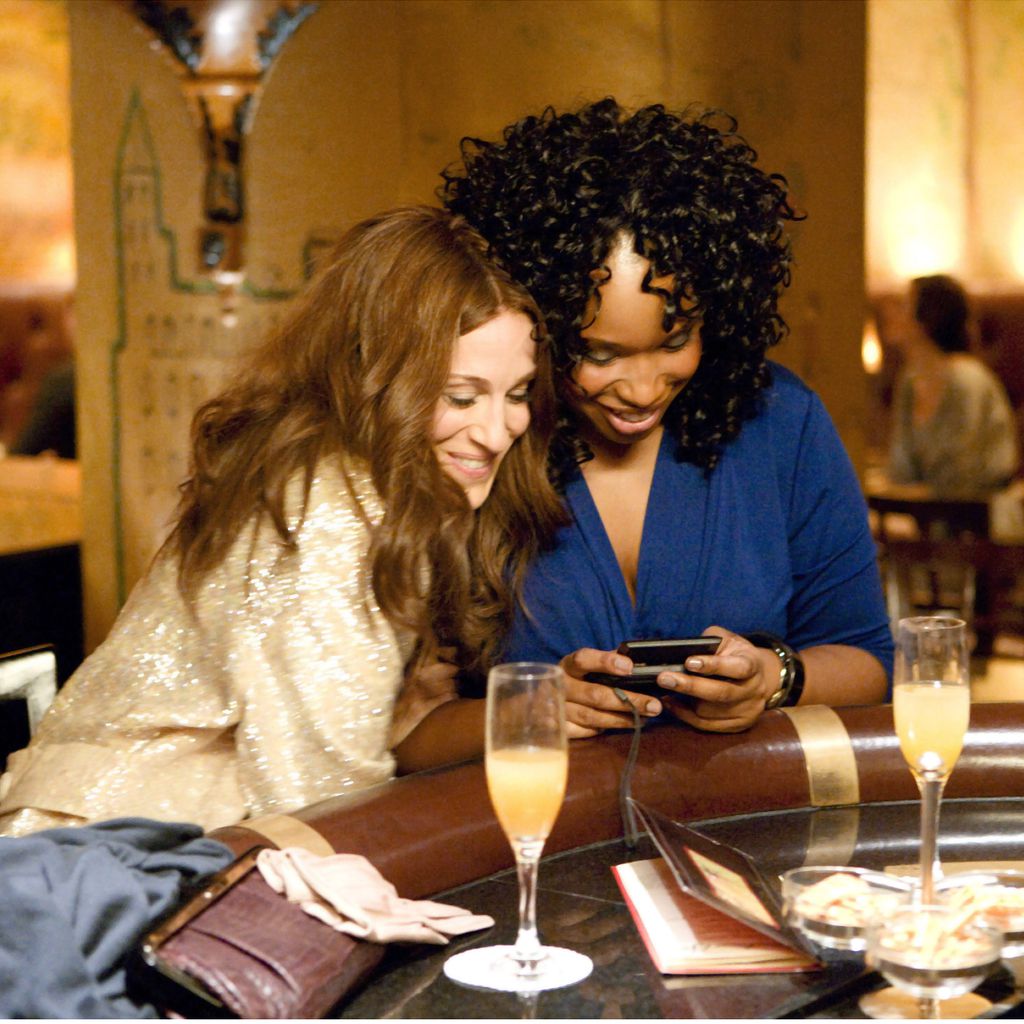 Sarah Jessica Parker und Jennifer Hudson als Carrie Bradshaw und Louise bei "Sex and the City"