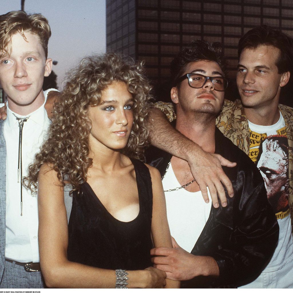 Sarah Jessica Parker und Robert Downey Junior mit Kollegen
