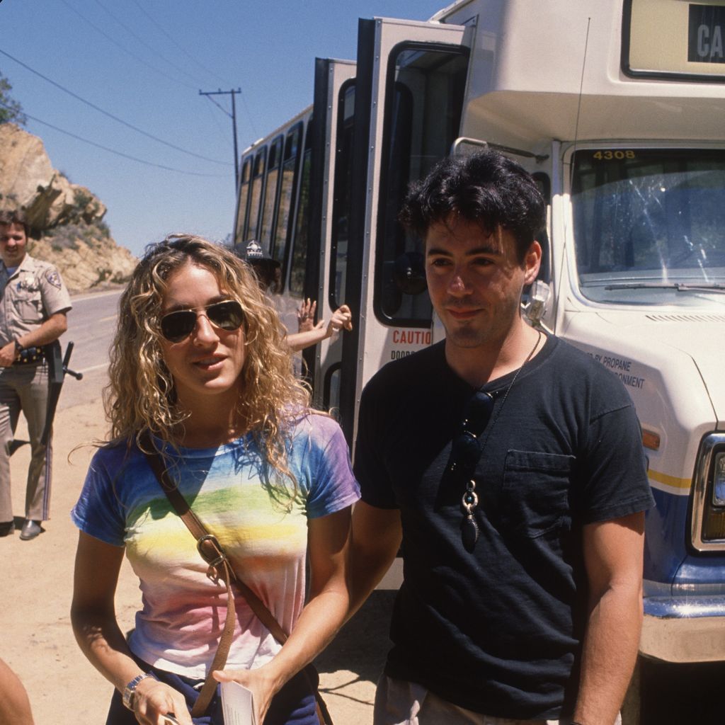 Sarah Jessica Parker und Robert Downey Junior im Jahr 1990