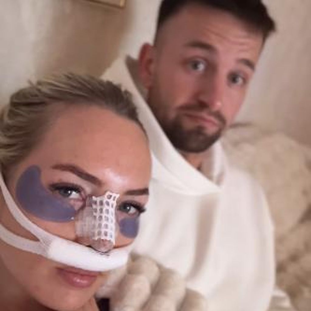 Sarah Liebich und ihr Freund Meik Kühnel , November 2025