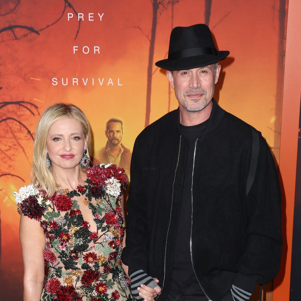Sarah Michelle Gellar mit ihrem Ehemann Freddie Prinze Junior, Januar 2023