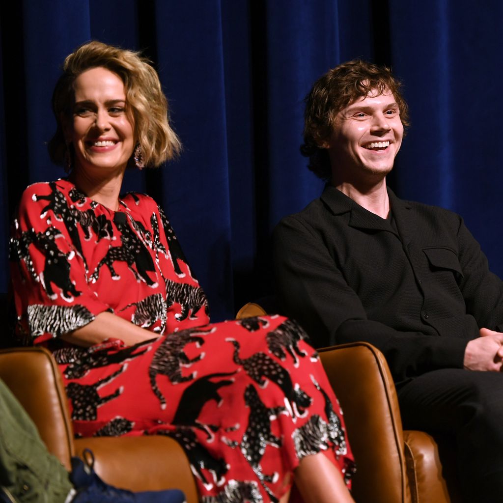 Sarah Paulson und Evan Peters, "American Horror Story"-Stars