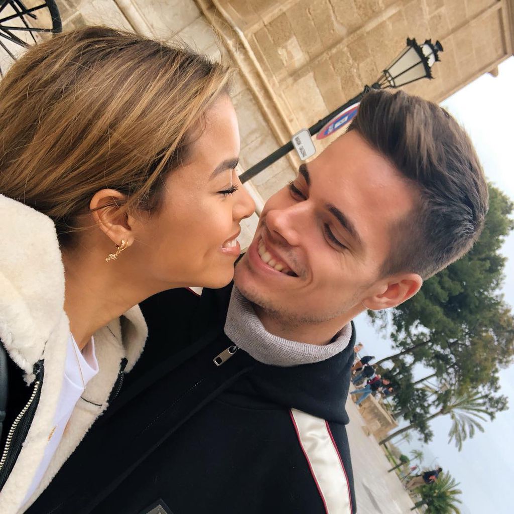 Sarah Richmond und Julian Weigl im März 2019