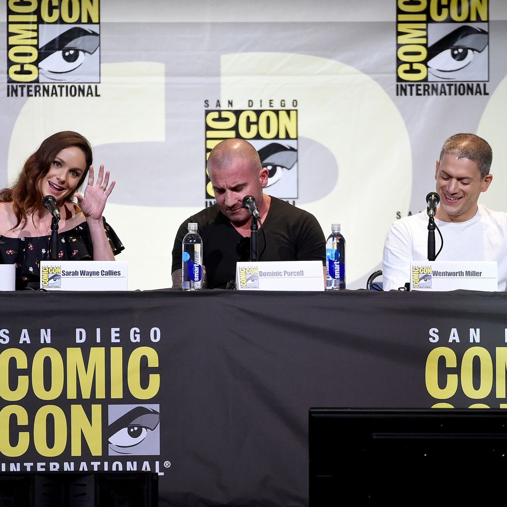 Sarah Wayne Callies, Dominic Purcell und Wentworth Miller auf der Comic-Con in San Diego