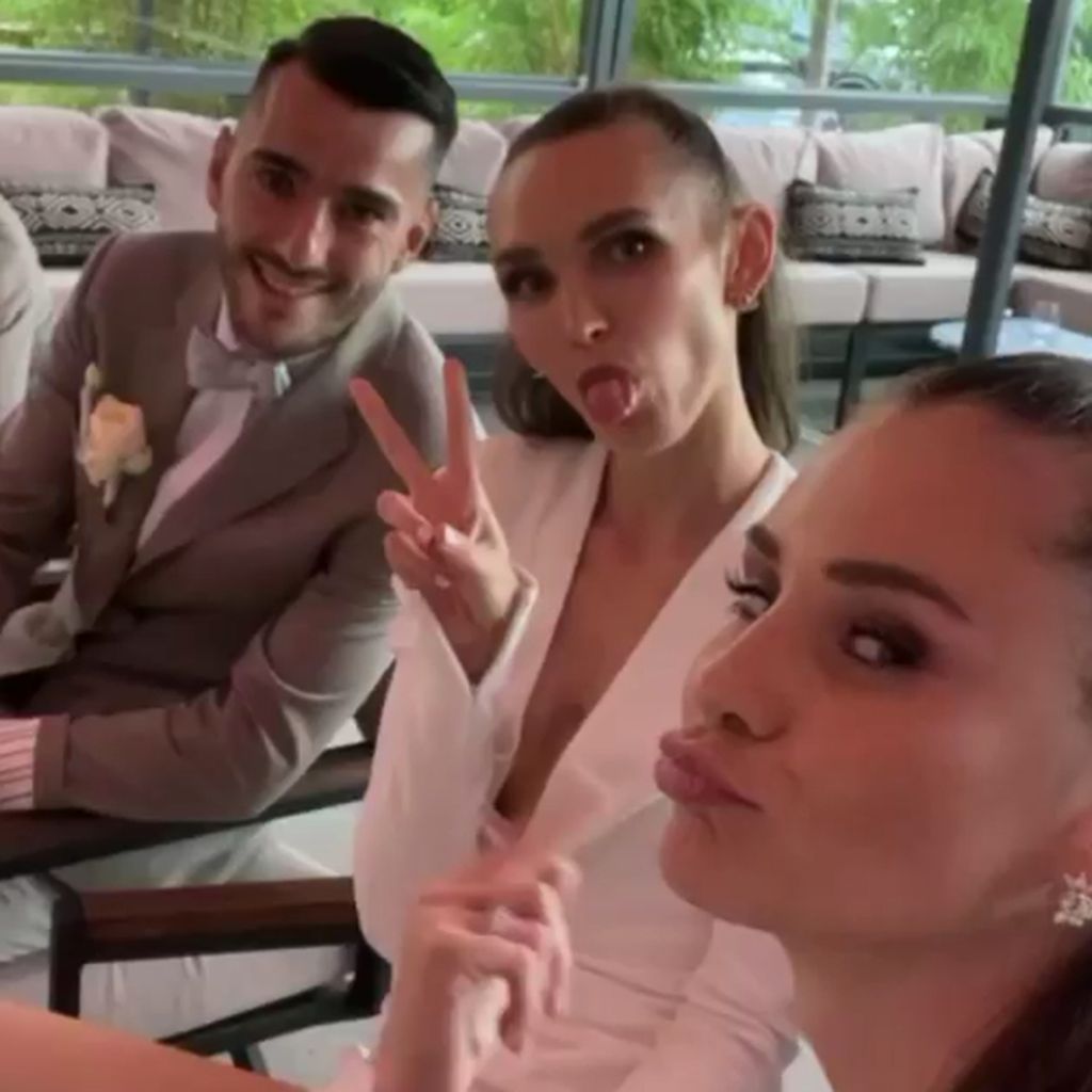 Sargis Adamyan, Anna Wilken und Betty Taube im August 2021