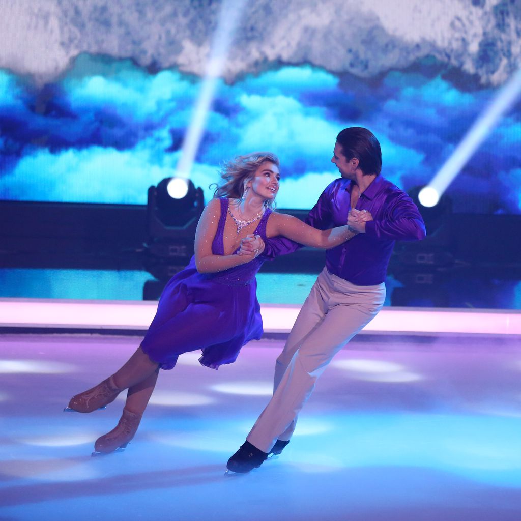Sarina Nowak und Tanzpartner David Vincour